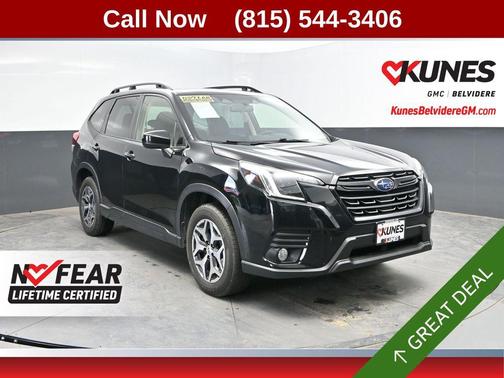 Crystal Black Silica 2023 Subaru Forester Premium
