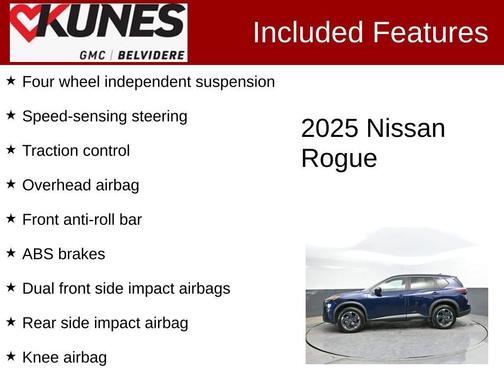 Deep Ocean Blue Pearl 2025 Nissan Rogue SV