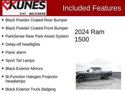 2024 RAM 1500 Classic Warlock Crew Cab 4x4 5'7' Box