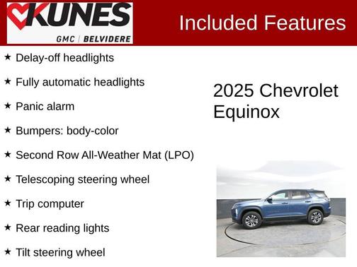 Lakeshore Blue Metallic 2025 Chevrolet Equinox 1LT