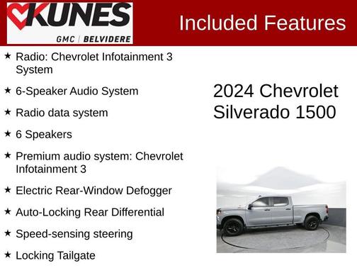 Gray 2024 Chevrolet Silverado 1500 WT