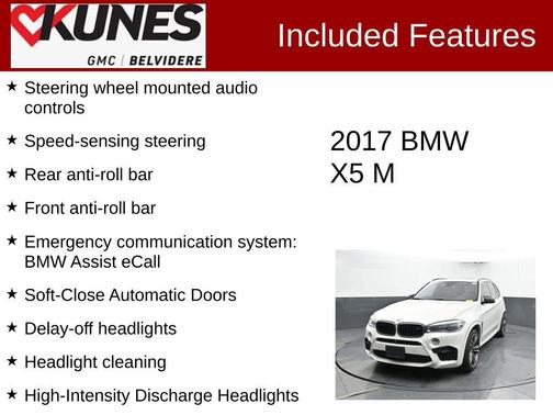 White Metallic 2017 BMW X5 M Base