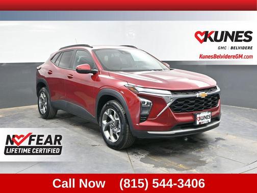 Crimson Metallic 2025 Chevrolet Trax LT