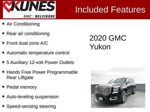 Onyx Black 2020 GMC Yukon Denali