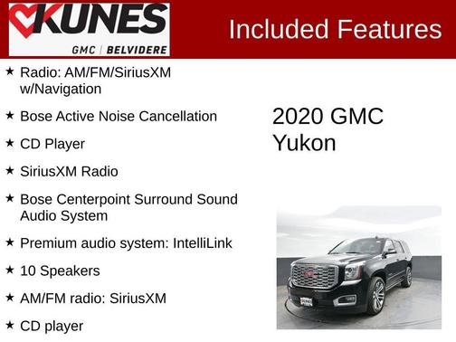 Onyx Black 2020 GMC Yukon Denali