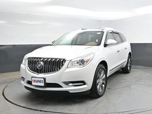 White Frost Tricoat 2016 Buick Enclave Leather