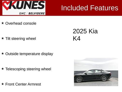 Aurora Black Pearl 2025 Kia K4 LXS