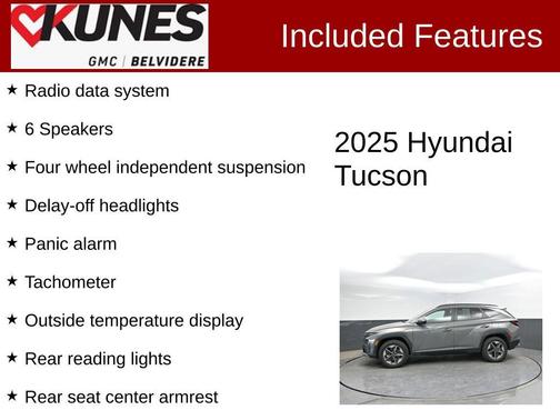 Hampton Gray 2025 Hyundai TUCSON SEL