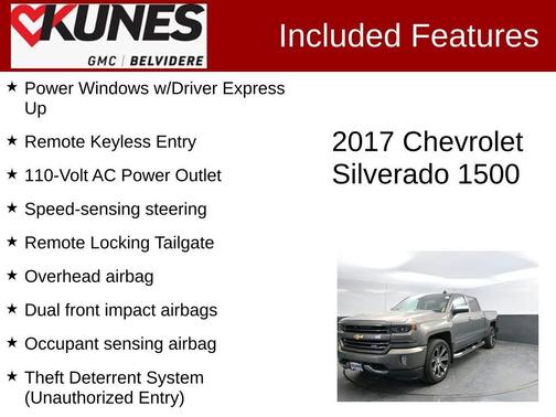 Pepperdust Metallic 2017 Chevrolet Silverado 1500 LTZ