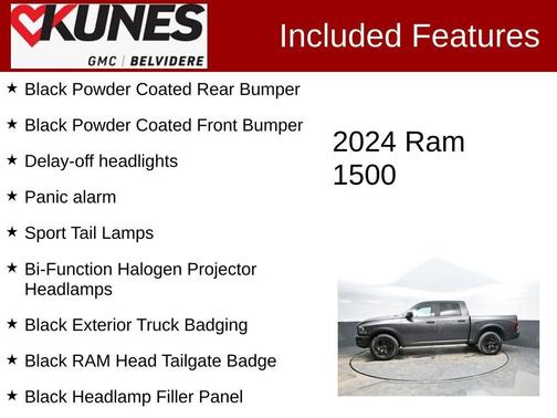 2024 RAM 1500 Classic Warlock Crew Cab 4x4 5'7' Box