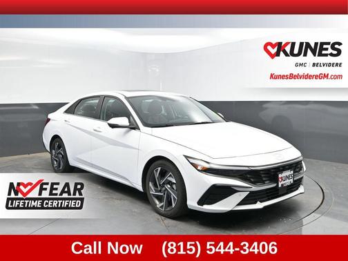 Serenity White 2024 Hyundai ELANTRA Limited
