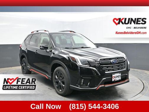 Crystal Black Silica 2022 Subaru Forester Sport