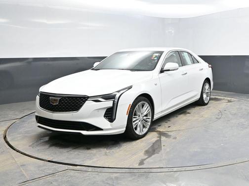 Summit White 2023 Cadillac CT4 Premium Luxury