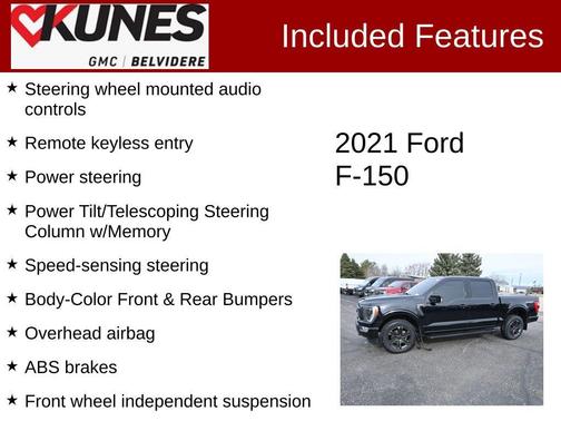 Agate Black Metallic 2021 Ford F-150 Lariat