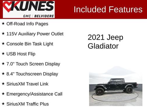 2021 Jeep Gladiator Willys 4x4