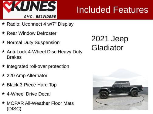 2021 Jeep Gladiator Willys 4x4