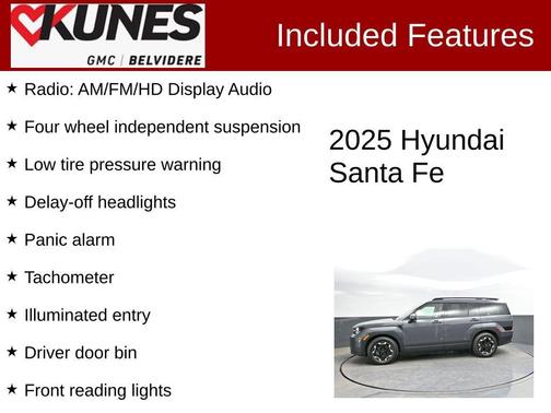 Ecotronic Gray 2025 Hyundai SANTA FE SEL 2.4