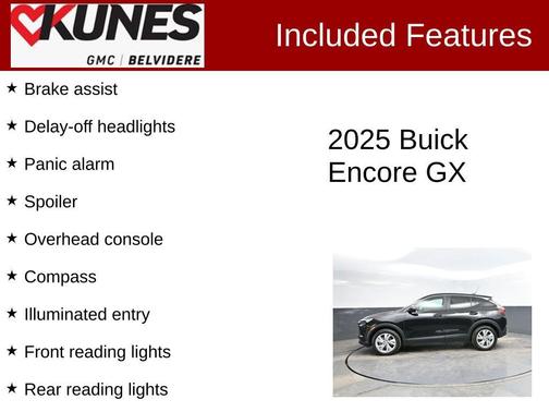 Ebony Twilight Metallic 2025 Buick Encore GX Preferred