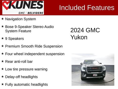 Onyx Black 2024 GMC Yukon SLT