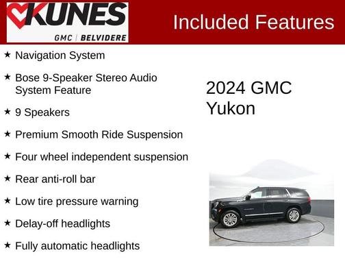 Onyx Black 2024 GMC Yukon SLT
