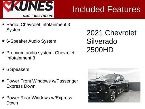 Black 2021 Chevrolet Silverado 2500 Custom