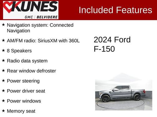 Carbonized Gray Metallic 2024 Ford F-150 Lariat