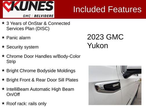 White Frost Tricoat 2023 GMC Yukon SLT