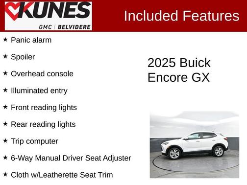 Summit White 2025 Buick Encore GX Preferred