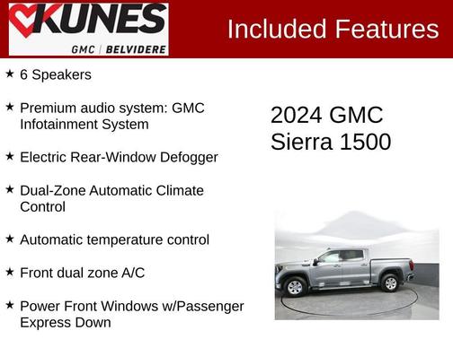 Silver 2024 GMC Sierra 1500 SLE