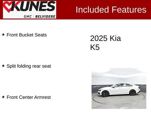Snow White Pearl 2025 Kia K5 LXS