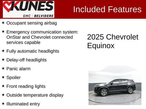 Mosaic Black Metallic 2025 Chevrolet Equinox 1LT