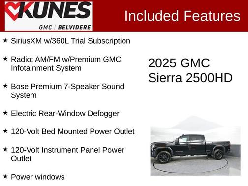 Onyx Black 2025 GMC Sierra 2500 AT4