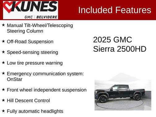 Onyx Black 2025 GMC Sierra 2500 AT4