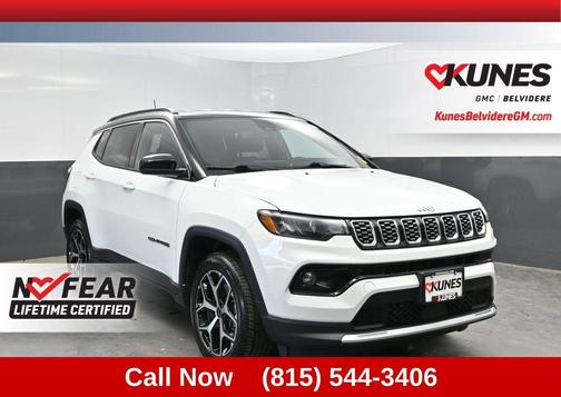 Bright White Clearcoat 2025 Jeep Compass Limited