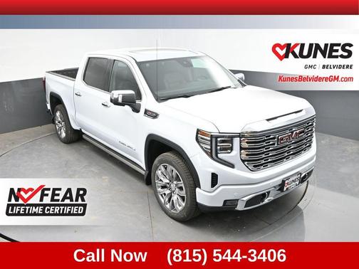 Glacier White Tricoat 2026 GMC Sierra 1500 Denali