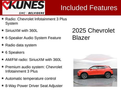 Habanero Orange 2025 Chevrolet Blazer 2LT