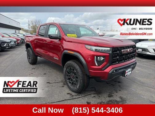 Volcanic Red Tintcoat 2026 GMC Canyon Elevation