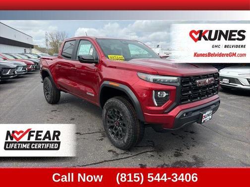 Volcanic Red Tintcoat 2026 GMC Canyon Elevation