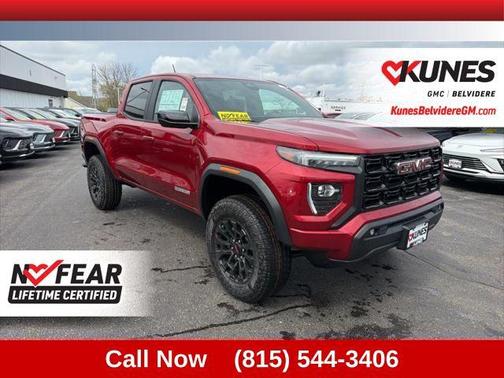 Volcanic Red Tintcoat 2026 GMC Canyon Elevation