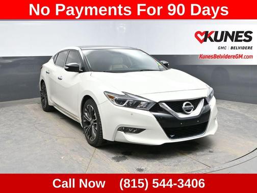 Pearl White 2016 Nissan Maxima 3.5 SL