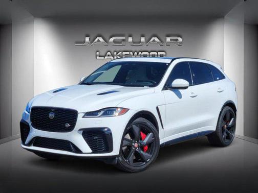 White 2022 Jaguar F-PACE SVR P550 AWD Automatic