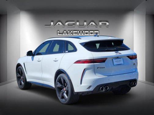 White 2022 Jaguar F-PACE SVR P550 AWD Automatic