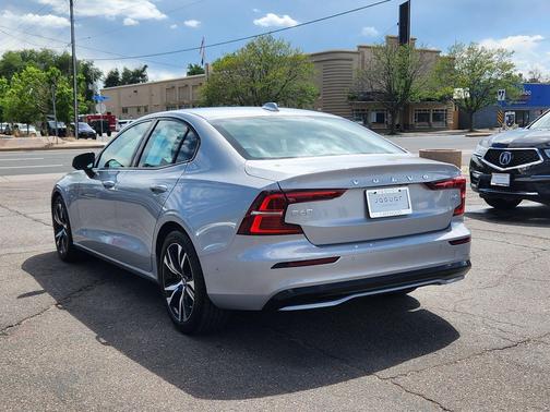 Silver Dawn Metallic 2024 Volvo S60 B5 Plus Dark Theme