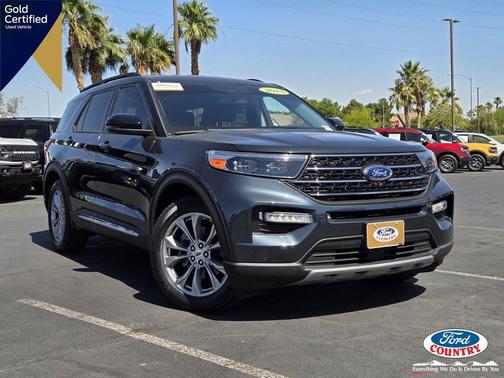 Stone Blue Metallic 2023 Ford Explorer XLT