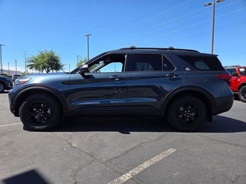 Stone Blue Metallic 2022 Ford Explorer Timberline