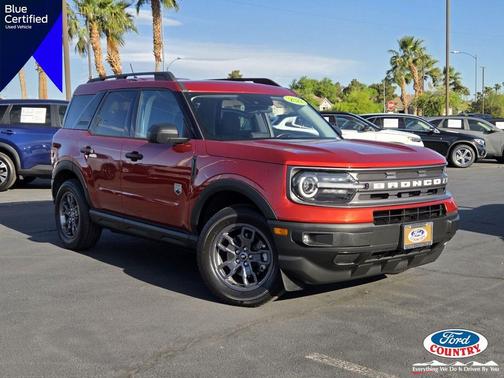 Hot Pepper Red Tinted Clearcoat 2022 Ford Bronco Sport Big Bend