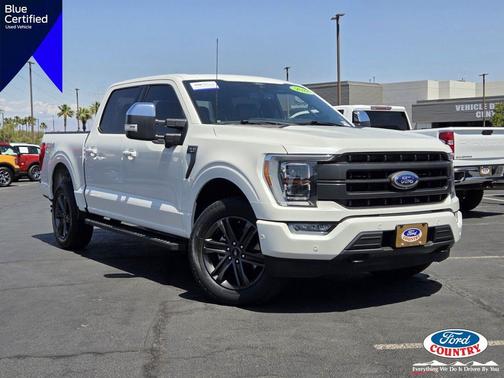 Star White Metallic Tri-Coat 2022 Ford F-150 Lariat