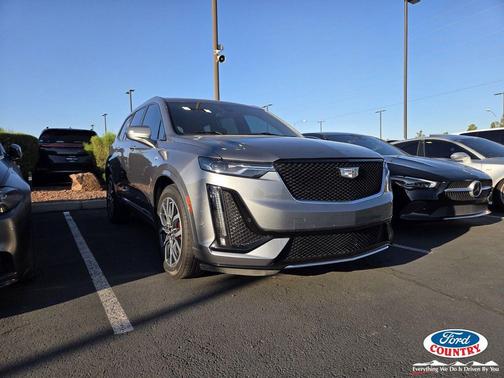 Satin Steel Metallic 2022 Cadillac XT6 Sport AWD