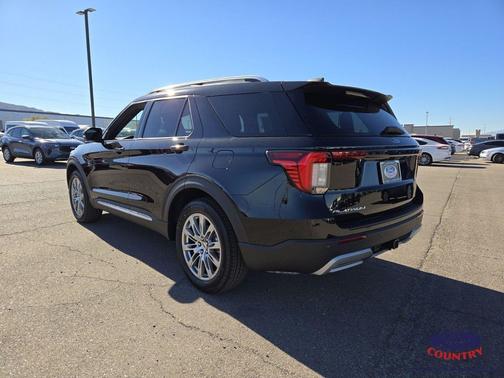 Agate Black Metallic 2026 Ford Explorer Platinum