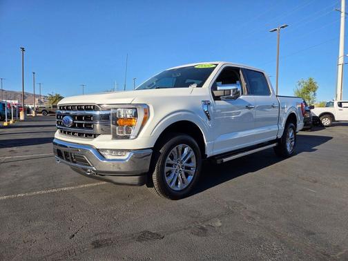 Star White Metallic Tri-Coat 2022 Ford F-150 Lariat